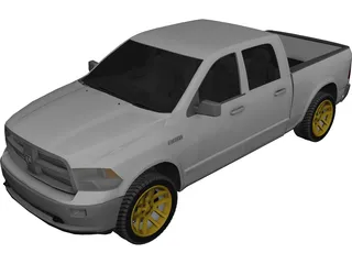 Dodge Ram 1500 (2013) 3D Model