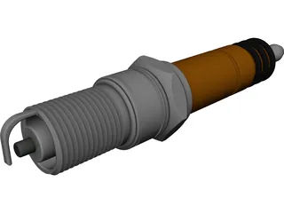 Bosch Spark Plug CAD 3D Model