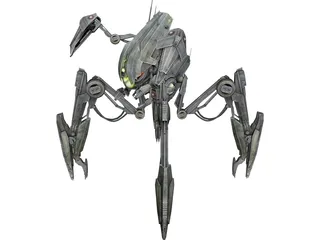 Titan Droid Robot Spider 3D Model