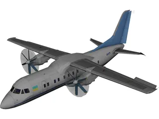 Antonov An-140 3D Model