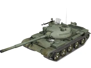 T-62 3D Model 3D Preview