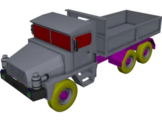 Dumper Truck 3D Model