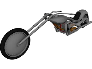 Chopper 3D Model 3D Preview