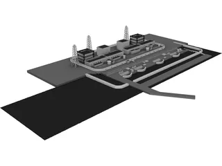 Fukushima Atomic Reactor 3D Model