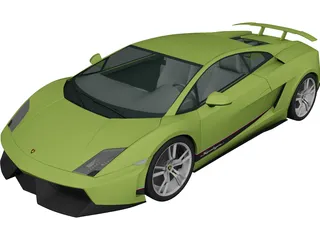 Lamborghini Gallardo LP570-4 Superleggera (2011) 3D Model