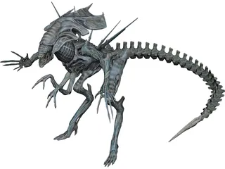 Alien Queen 3D Model