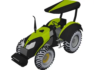 Tractor CAD 3D Model