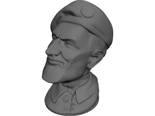 Colonel 3D Model 3D Preview