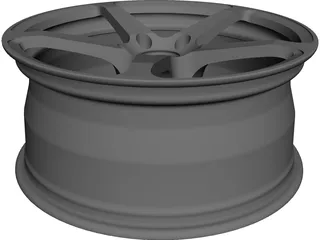 Wheel 19inch CAD 3D Model