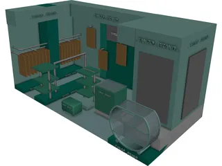 Display Booth 3D Model