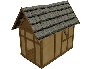 Medieval Building 3D Model