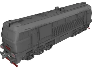 M62 Locomotive 3D Model
