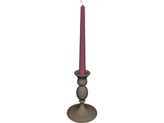 Candle 3D Model