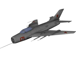 MiG-19 3D Model