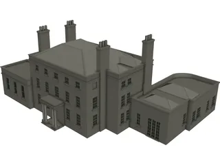 Manor House 3D Model