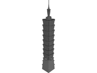 Taipei Tower 3D Model