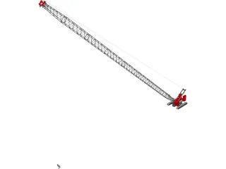 Manitowoc 999 Crawler Crane 3D Model