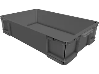 Storage Box 33 ltr CAD 3D Model