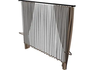 Curtain 3D Model