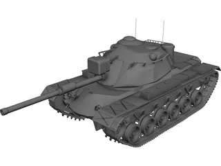 M48A5 Patton 3D Model