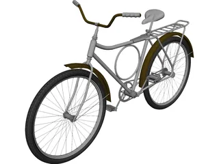 City Bicycle 3D Model