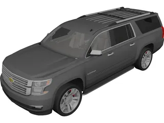 Chevrolet Suburban (2014) 3D Model