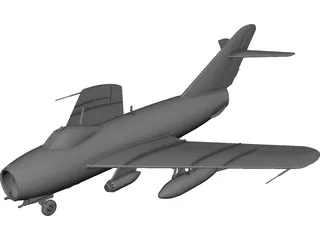 MiG-17 3D Model