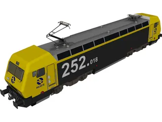 Siemens Locomotive Deutsche Bahn 3D Model