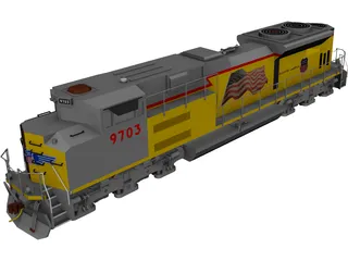 Union Pacific 3D Model