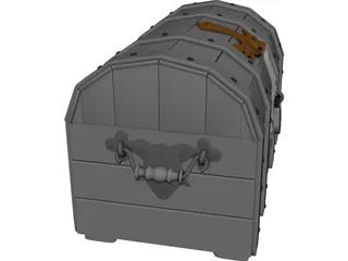 Treasure Chest 3D Model