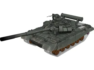 T-90 3D Model