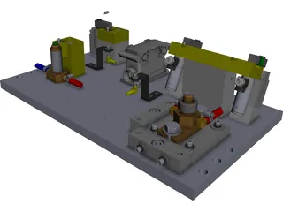 Weld Fixture CAD 3D Model
