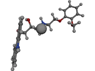 Protein Molecule 3D Model