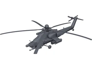 Mil Mi-28 Havoc 3D Model