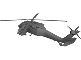 Sikorsky UH-60 Black Hawk 3D Model