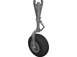Landing Gear CAD 3D Model