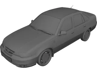 Daewoo Nexia (2012) 3D Model