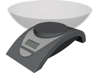 Electronic Scales 3D Model