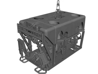 Triton XLS150 ROV CAD 3D Model