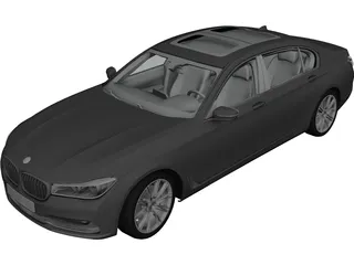 BMW 7-Series G11 (2016) 3D Model 3D Preview