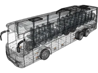 Volvo 9900 Bus 3D Model