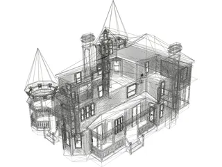 House Victorian 3D Model