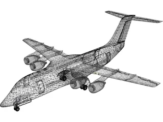 British Aerospace BAe 146 3D Model