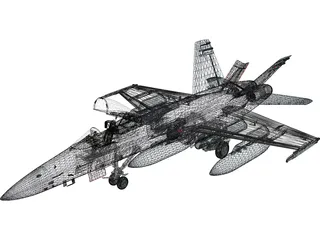 F-18 VFA-151 Hornet 3D Model
