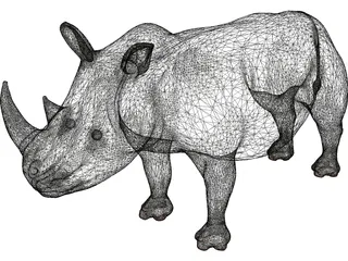 Rhinoceros 3D Model