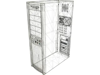 Case Tower 3D Model