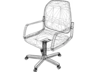 Chair Typist 3D Model