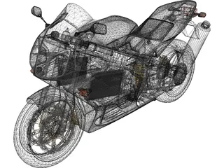 Honda RVT1000 3D Model