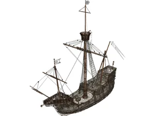 Santa Maria 3D Model