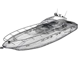 Sarnico 65 Yacht 3D Model